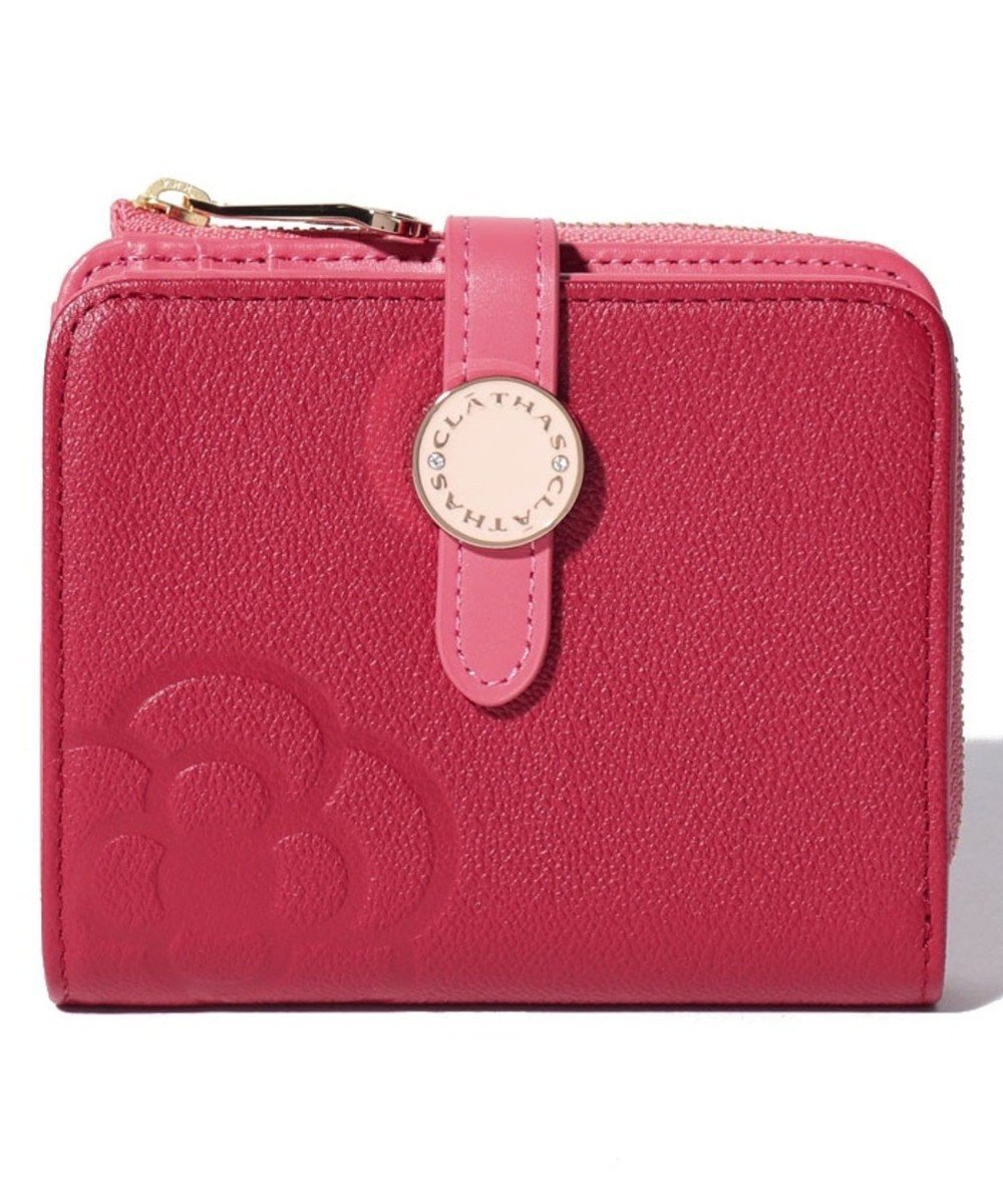 【クレイサス/CLATHAS】のCLATHAS クレイサス ブラン Lファスナー2つ折り財布 インテリア・キッズ・メンズ・レディースファッション・服の通販 founy(ファニー) ファッション Fashion レディースファッション Fashion for Women ミニ財布・二つ折り財布 Wallets & Card Cases ウォレット Wallet フラップ Flap, Flap Pocket モダン Modern, Contemporary 財布 Wallet, Purse レッド|ID: prp329100004748654 ipo3291000000034338097