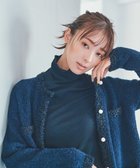 【組曲/KUMIKYOKU】の【飯豊まりえさん着用・Oggi12月号掲載】ツイードニット ジャケット ネイビー系|ID: prp329100004748657 ipo3291000000034338162