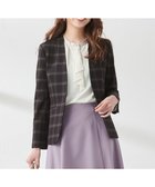 【エニィ スィス/any SiS】の【保温性あり/洗える】サーモ 2WAY ストレッチ ジャケット ネイビーベース|ID: prp329100004748660 ipo3291000000034338188