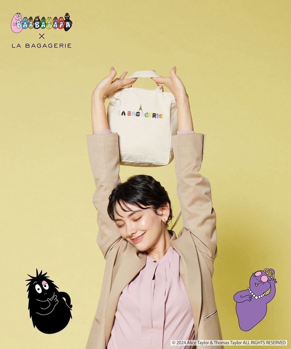 【ラ バガジェリー/LA BAGAGERIE】のBARBAPAPA×LA BAGAGERIE バーバパパコラボ 2WAYバッグ S 人気、トレンドファッション・服の通販 founy(ファニー) 　ファッション　Fashion　レディースファッション　Fashion for Women　バッグ　Bags　カラフル　Colorful Design　コラボ　Collaboration, Collab　コンパクト　Compact, Small Size　スペシャル　Special, Limited Edition　スマート　Smart, Elegant　フランス　France, French　プリント　Print, Printed Pattern　ポケット　Pocket, Pocket Detail　 other-1|ID: prp329100004748666 ipo3291000000034338324