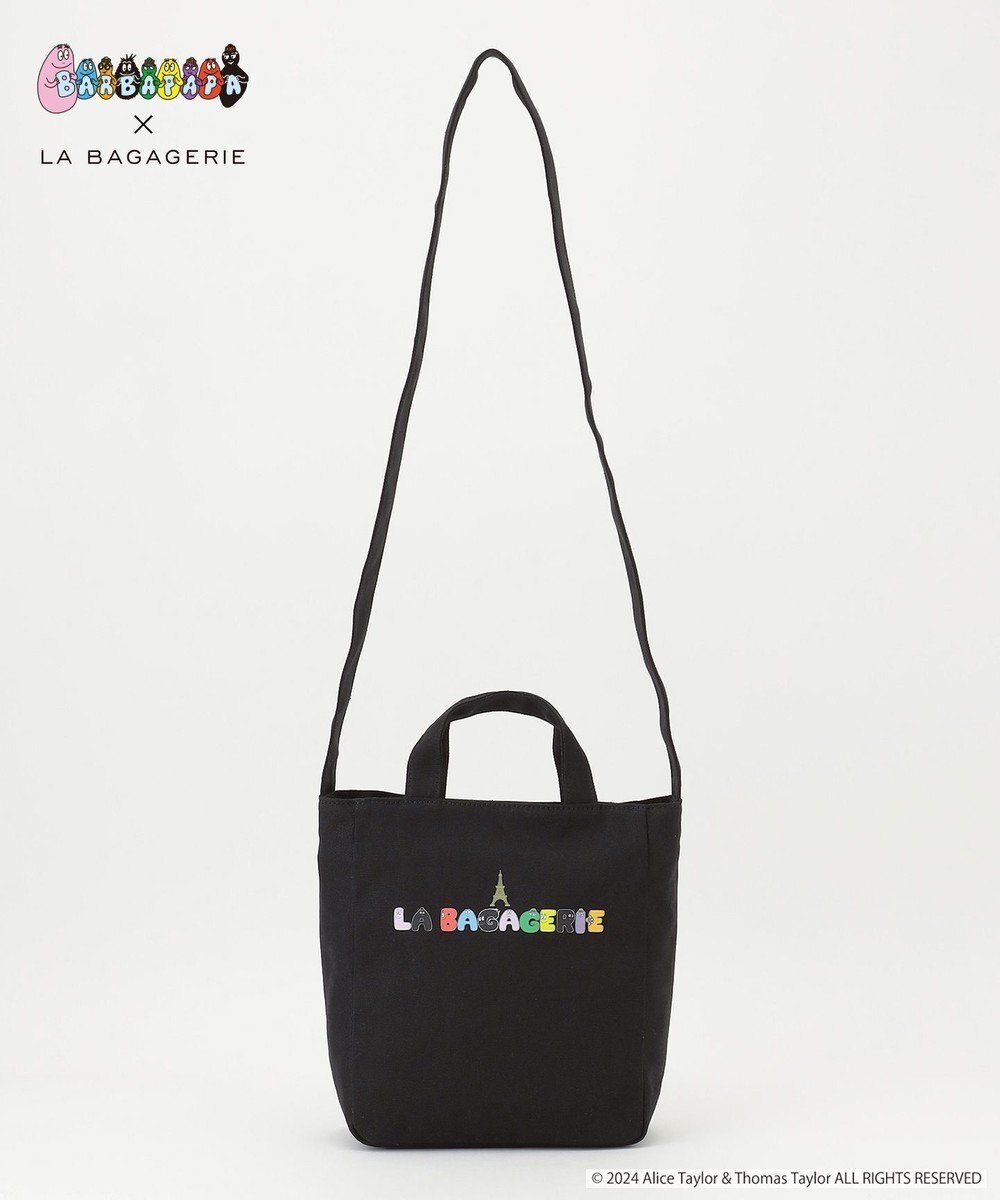 【ラ バガジェリー/LA BAGAGERIE】のBARBAPAPA×LA BAGAGERIE バーバパパコラボ 2WAYバッグ S インテリア・キッズ・メンズ・レディースファッション・服の通販 founy(ファニー) 　ファッション　Fashion　レディースファッション　Fashion for Women　バッグ　Bags　カラフル　Colorful Design　コラボ　Collaboration, Collab　コンパクト　Compact, Small Size　スペシャル　Special, Limited Edition　スマート　Smart, Elegant　フランス　France, French　プリント　Print, Printed Pattern　ポケット　Pocket, Pocket Detail　ブラック|ID: prp329100004748666 ipo3291000000034338327