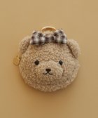 【メゾンドフルール/Maison de FLEUR】のリボンベアチャームポーチ 人気、トレンドファッション・服の通販 founy(ファニー) ファッション Fashion レディースファッション Fashion for Women ミニ財布・二つ折り財布 Wallets & Card Cases ポーチ&ミニバッグ Pouches & Mini Bags おすすめ Recommended / Our Picks チャーム Charm, Pendant ポーチ Pouch, Small Case リボン Ribbon, Bow 財布 Wallet, Purse thumbnail Beige|ID: prp329100004748669 ipo3291000000034338339