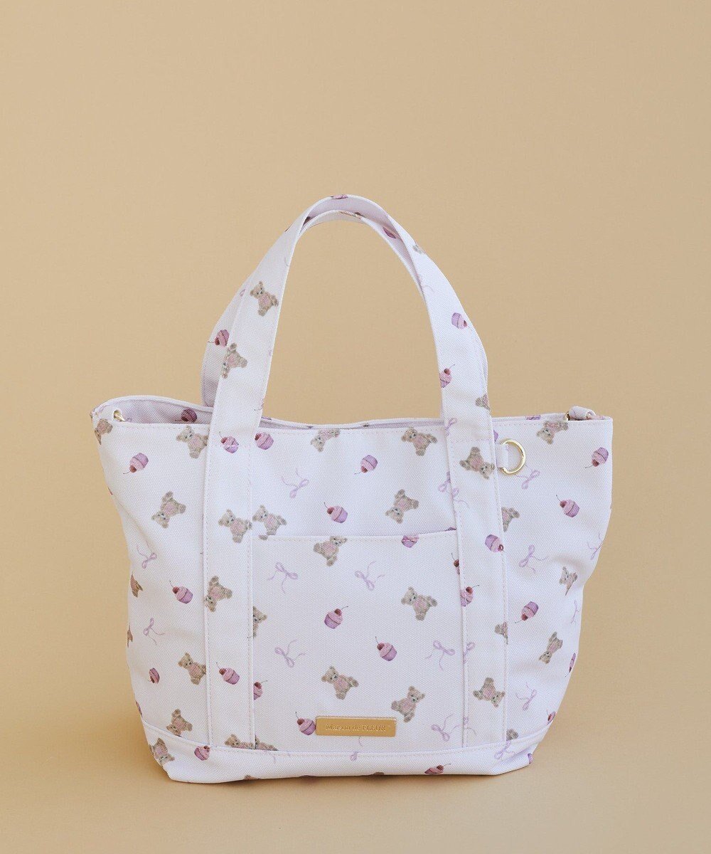 【メゾンドフルール/Maison de FLEUR】のベア総柄2Wayトートバッグ 人気、トレンドファッション・服の通販 founy(ファニー) ファッション Fashion レディースファッション Fashion for Women バッグ Bags おすすめ Recommended / Our Picks ショルダー Shoulder, Shoulder Strap ポケット Pocket, Pocket Detail モチーフ Motif, Design Theme リボン Ribbon, Bow other-1|ID: prp329100004748673 ipo3291000000034338352