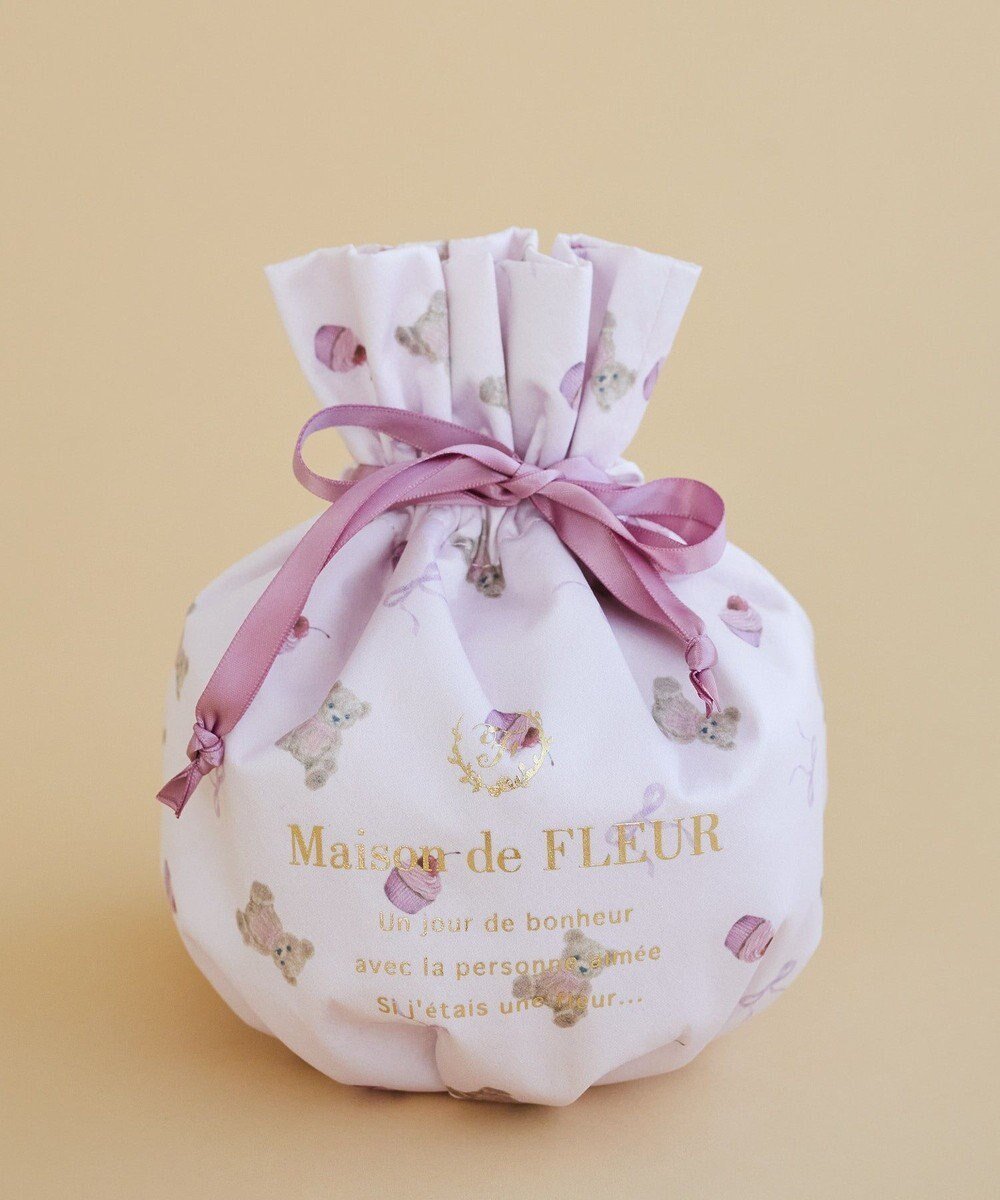 【メゾンドフルール/Maison de FLEUR】のベア総柄巾着ポーチ 人気、トレンドファッション・服の通販 founy(ファニー) ファッション Fashion レディースファッション Fashion for Women ミニ財布・二つ折り財布 Wallets & Card Cases ポーチ&ミニバッグ Pouches & Mini Bags おすすめ Recommended / Our Picks サテン Satin, Glossy Fabric プリント Print, Printed Pattern ポーチ Pouch, Small Case モチーフ Motif, Design Theme リボン Ribbon, Bow 巾着 Drawstring Bag, Kinchaku 旅行 Travel 財布 Wallet, Purse other-1|ID: prp329100004748674 ipo3291000000034338354