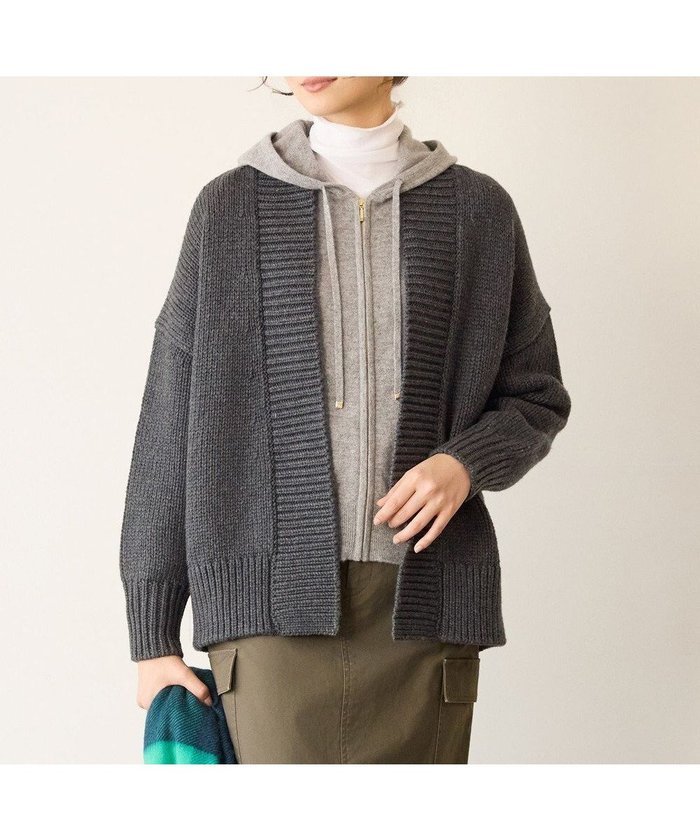 【23区/NIJYUSANKU】の【SLOW/一部店舗限定】チャンキー カーディガン インテリア・キッズ・メンズ・レディースファッション・服の通販 founy(ファニー) https://founy.com/ ファッション Fashion レディースファッション Fashion for Women トップス・カットソー Cut & Sew Tops カーディガン・羽織り Layered Style Cardigans カーディガン Cardigan, Knitwear ショート Short, Short Length バランス Balance, Style Balance フォルム Silhouette, Form リラックス Relax, Relaxed Fit A/W・秋冬 Autumn/Winter 2025年 2025 2025-2026秋冬・A/W Autumn/Winter 2025–26 AW25–26 |ID: prp329100004748683 ipo3291000000034338381