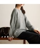 【23区/NIJYUSANKU】の【SLOW/一部店舗限定】ケーブル 袖デザイン ニット グレー系|ID:prp329100004748684