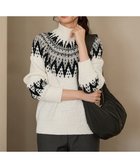 【23区/NIJYUSANKU】の【SLOW/一部店舗限定】ジャカード ハイネック ニット ホワイト系5|ID:prp329100004748685