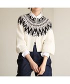 【23区/NIJYUSANKU】の【SLOW/一部店舗限定】ジャカード カーディガン ホワイト系5|ID:prp329100004748686