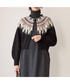 【23区/NIJYUSANKU】の【SLOW/一部店舗限定】ジャカード カーディガン ブラック系5|ID:prp329100004748686