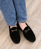 【アポム/APOM】の本革トラックソールホースビットローファー40 ブラックスエード|ID: prp329100004748699 ipo3291000000035566030