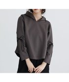 【グリーンパークス/Green Parks】のESCAR リボンコード刺繍フーディ 人気、トレンドファッション・服の通販 founy(ファニー) ファッション Fashion レディースファッション Fashion for Women トップス・カットソー Cut & Sew Tops レディースパーカー・カジュアルフーディー Casual Hoodies & Sweatshirts スウェット・クルーネックトップス Sweatshirts & Crewnecks / Relaxed Fit Sweat Tops おすすめ Recommended / Our Picks ショルダー Shoulder, Shoulder Strap スウェット / スエット Sweatshirt, Sweatwear フェミニン Feminine, Girly ポケット Pocket, Pocket Detail リボン Ribbon, Bow エレガント 上品 Elegant A/W・秋冬 Autumn/Winter thumbnail Charcoal Gray|ID: prp329100004748713 ipo3291000000034338493