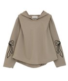 【グリーンパークス/Green Parks】のESCAR リボンコード刺繍フーディ 人気、トレンドファッション・服の通販 founy(ファニー) ファッション Fashion レディースファッション Fashion for Women トップス・カットソー Cut & Sew Tops レディースパーカー・カジュアルフーディー Casual Hoodies & Sweatshirts スウェット・クルーネックトップス Sweatshirts & Crewnecks / Relaxed Fit Sweat Tops おすすめ Recommended / Our Picks ショルダー Shoulder, Shoulder Strap スウェット / スエット Sweatshirt, Sweatwear フェミニン Feminine, Girly ポケット Pocket, Pocket Detail リボン Ribbon, Bow エレガント 上品 Elegant A/W・秋冬 Autumn/Winter thumbnail Mocha|ID: prp329100004748713 ipo3291000000034338494