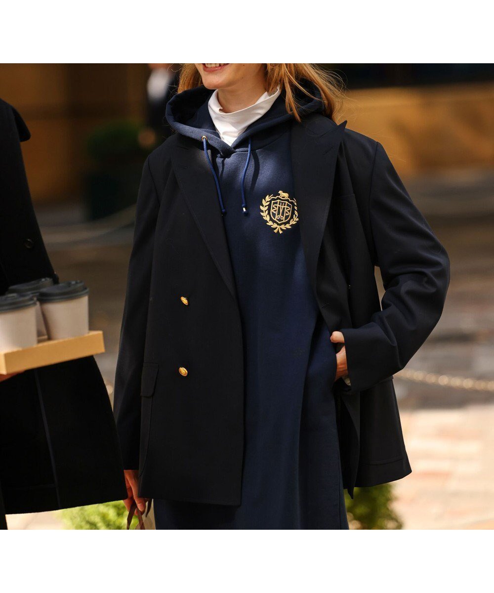 【ジェイ プレス/J.PRESS / MEN】の【J.PRESS ORIGINALS × CLUEL】クレストロゴ スウェットワンピース インテリア・キッズ・メンズ・レディースファッション・服の通販 founy(ファニー) ファッション Fashion レディースファッション Fashion for Women ワンピース Dresses クラシック Classic, Timeless Style コレクション Collection, Seasonal Line スピンドル Spindle, Drawcord スポーティ Sporty, Casual Athletic 雑誌 Magazine, Fashion Magazine バルーン Balloon, Balloon Silhouette モダン Modern, Contemporary A/W・秋冬 Autumn/Winter S/S・春夏 SS, Spring/Summer, Warm Season おすすめ Recommended / Our Picks 夏 Summer ネイビー系|ID: prp329100004748714 ipo3291000000034338497