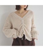 【アースミュージックアンドエコロジー/earth music&ecology】のフロントシャーリングニットプルオーバー 人気、トレンドファッション・服の通販 founy(ファニー) ファッション Fashion レディースファッション Fashion for Women トップス・カットソー Cut & Sew Tops ニット Knit Tops & Sweaters カジュアルプルオーバー・ニットトップス Pullovers & Knit Tops / Casual Pullovers おすすめ Recommended / Our Picks シャーリング Shirring, Ruched セーター Sweater, Knitwear フロント Front, Front Design ヘムライン Hemline, Bottom Cut ポケット Pocket, Pocket Detail A/W・秋冬 Autumn/Winter thumbnail アイボリー|ID: prp329100004748716 ipo3291000000034496408