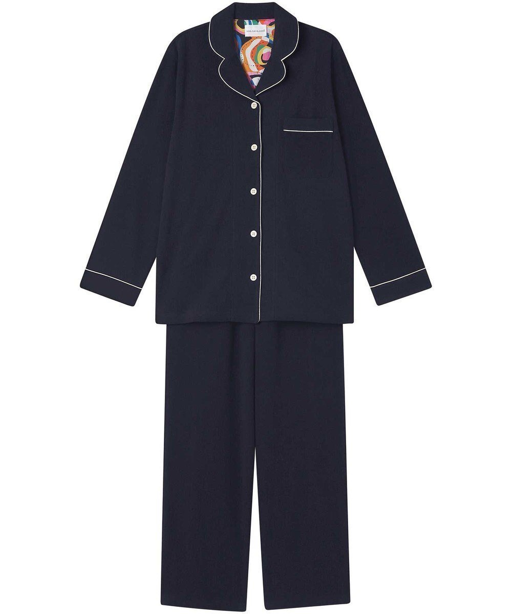 【ウンナナクール/une nana cool】の【綿混】コットンパイルパジャマMADEWITHLIBERTYFABRIC インテリア・キッズ・メンズ・レディースファッション・服の通販 founy(ファニー)  ファッション Fashion レディースファッション Fashion for Women 長袖 Long Sleeve, Full Sleeve パジャマ Pajamas, Sleepwear プリント Print, Printed Pattern ボトム Bottoms, Lower Wear ポケット Pocket, Pocket Detail リラックス Relax, Relaxed Fit 新作・新入荷 New Arrivals / New In おすすめ Recommended / Our Picks ネイビー|ID: prp329100004748723 ipo3291000000034338541