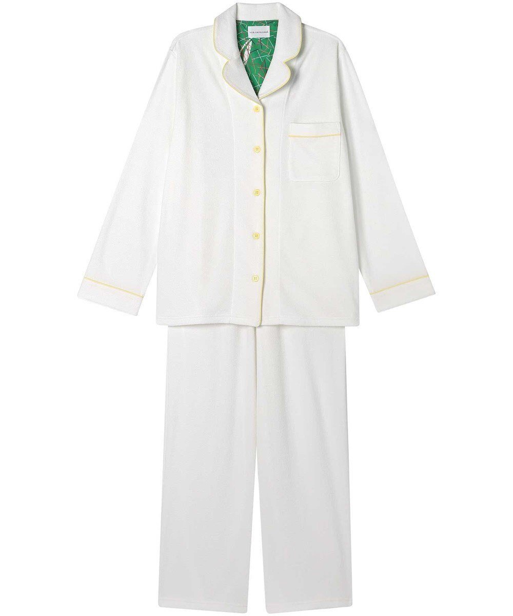 【ウンナナクール/une nana cool】の【綿混】コットンパイルパジャマMADEWITHLIBERTYFABRIC インテリア・キッズ・メンズ・レディースファッション・服の通販 founy(ファニー)  ファッション Fashion レディースファッション Fashion for Women 長袖 Long Sleeve, Full Sleeve パジャマ Pajamas, Sleepwear プリント Print, Printed Pattern ボトム Bottoms, Lower Wear ポケット Pocket, Pocket Detail リラックス Relax, Relaxed Fit 新作・新入荷 New Arrivals / New In おすすめ Recommended / Our Picks ホワイト|ID: prp329100004748723 ipo3291000000034338542