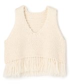 【アンクレイヴ/uncrave】のハンドニット ジレ 人気、トレンドファッション・服の通販 founy(ファニー) ファッション Fashion レディースファッション Fashion for Women アウター Coat / Outerwear Collection トップス・カットソー Cut & Sew Tops ニット Knit Tops & Sweaters ベスト&ジレ / 重ね着スタイル Vests & Gilets インナー Innerwear カーディガン Cardigan, Knitwear コンパクト Compact, Small Size セーター Sweater, Knitwear タートル Turtleneck, Turtle Collar 手編み Hand-Knitted, Handmade Knit ハンド Hand, Handmade フリンジ Fringe, Tassel A/W・秋冬 Autumn/Winter 新作・新入荷 New Arrivals / New In thumbnail オフ|ID: prp329100004748729 ipo3291000000034338570