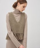 【アンクレイヴ/uncrave】のハンドニット ジレ 人気、トレンドファッション・服の通販 founy(ファニー) ファッション Fashion レディースファッション Fashion for Women アウター Coat / Outerwear Collection トップス・カットソー Cut & Sew Tops ニット Knit Tops & Sweaters ベスト&ジレ / 重ね着スタイル Vests & Gilets インナー Innerwear カーディガン Cardigan, Knitwear コンパクト Compact, Small Size セーター Sweater, Knitwear タートル Turtleneck, Turtle Collar 手編み Hand-Knitted, Handmade Knit ハンド Hand, Handmade フリンジ Fringe, Tassel A/W・秋冬 Autumn/Winter 新作・新入荷 New Arrivals / New In thumbnail モカ|ID: prp329100004748729 ipo3291000000034338572