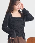 【アースミュージックアンドエコロジー/earth music&ecology】のプリーツベロア風ギャザープルオーバー 人気、トレンドファッション・服の通販 founy(ファニー) ファッション Fashion レディースファッション Fashion for Women トップス・カットソー Cut & Sew Tops シャツ・ブラウス・オフィスカジュアル Elegant Blouses & Button-Ups ロングTシャツ・Tシャツ Longline T-Shirts & Tees カジュアルプルオーバー・ニットトップス Pullovers & Knit Tops / Casual Pullovers カットソー・ベーシックTシャツ Cut-and-Sewn Tops / Stretch Tees & Basics ベロアトップス Velour Tops / Velvet-Look Items おすすめ Recommended / Our Picks カットソー Cut and Sewn Top ギャザー Gathered, Ruffled コンパクト Compact, Small Size スクエア Square, Square Shape デコルテ Décolleté, Neckline バランス Balance, Style Balance フロント Front, Front Design プリーツ Pleats, Pleated ベロア Velour, Soft Velvet ボトム Bottoms, Lower Wear ポケット Pocket, Pocket Detail ラグジュアリー Luxury, Elegant ランダム Random, Irregular ワイド Wide, Wide Fit 今季 This Season, Current Season A/W・秋冬 Autumn/Winter thumbnail Black|ID: prp329100004748744 ipo3291000000034338630