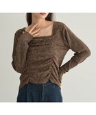 【アースミュージックアンドエコロジー/earth music&ecology】のプリーツベロア風ギャザープルオーバー 人気、トレンドファッション・服の通販 founy(ファニー) ファッション Fashion レディースファッション Fashion for Women トップス・カットソー Cut & Sew Tops シャツ・ブラウス・オフィスカジュアル Elegant Blouses & Button-Ups ロングTシャツ・Tシャツ Longline T-Shirts & Tees カジュアルプルオーバー・ニットトップス Pullovers & Knit Tops / Casual Pullovers カットソー・ベーシックTシャツ Cut-and-Sewn Tops / Stretch Tees & Basics ベロアトップス Velour Tops / Velvet-Look Items おすすめ Recommended / Our Picks カットソー Cut and Sewn Top ギャザー Gathered, Ruffled コンパクト Compact, Small Size スクエア Square, Square Shape デコルテ Décolleté, Neckline バランス Balance, Style Balance フロント Front, Front Design プリーツ Pleats, Pleated ベロア Velour, Soft Velvet ボトム Bottoms, Lower Wear ポケット Pocket, Pocket Detail ラグジュアリー Luxury, Elegant ランダム Random, Irregular ワイド Wide, Wide Fit 今季 This Season, Current Season A/W・秋冬 Autumn/Winter thumbnail Brown|ID: prp329100004748744 ipo3291000000034338631