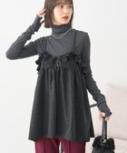 【アースミュージックアンドエコロジー/earth music&ecology】のフェイクレザーキャミチュニック Black|ID: prp329100004748745 ipo3291000000035632473