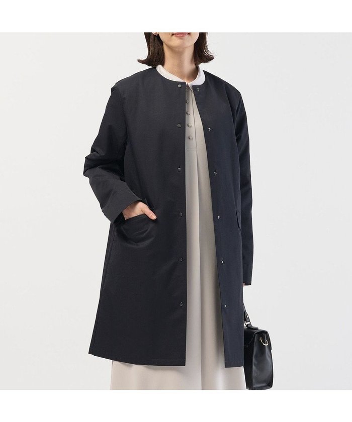 【ジェイ プレス/J.PRESS】の【2way】VINAジェットオックス ノーカラー コート インテリア・キッズ・メンズ・レディースファッション・服の通販 founy(ファニー) https://founy.com/ ファッション Fashion レディースファッション Fashion for Women アウター Coat / Outerwear Collection コート・ロングコート・ピーコート Long Coats, Peacoats & More レディースジャケット・軽アウター Jackets インナー Innerwear キルティング Quilted, Quilting シンプル Simple, Minimal ジャケット Jacket, Outerwear センター Center, Center Line ドット Polka Dot, Dot Pattern フロント Front, Front Design ライナー Liner, Inner Layer ワンポイント One Point, Statement Accent A/W・秋冬 Autumn/Winter S/S・春夏 SS, Spring/Summer, Warm Season 新作・新入荷 New Arrivals / New In 夏 Summer エレガント 上品 Elegant |ID: prp329100004748747 ipo3291000000034338642