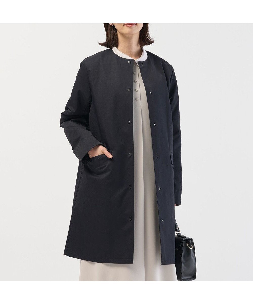 【ジェイ プレス/J.PRESS】の【2way】VINAジェットオックス ノーカラー コート インテリア・キッズ・メンズ・レディースファッション・服の通販 founy(ファニー)  ファッション Fashion レディースファッション Fashion for Women アウター Coat / Outerwear Collection コート・ロングコート・ピーコート Long Coats, Peacoats & More レディースジャケット・軽アウター Jackets インナー Innerwear キルティング Quilted, Quilting シンプル Simple, Minimal ジャケット Jacket, Outerwear センター Center, Center Line ドット Polka Dot, Dot Pattern フロント Front, Front Design ライナー Liner, Inner Layer ワンポイント One Point, Statement Accent A/W・秋冬 Autumn/Winter S/S・春夏 SS, Spring/Summer, Warm Season 新作・新入荷 New Arrivals / New In 夏 Summer エレガント 上品 Elegant ネイビー系|ID: prp329100004748747 ipo3291000000034338643