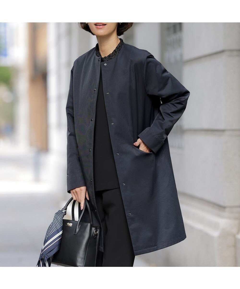 【ジェイ プレス/J.PRESS】の【ライナー付き】VINAジェットオックス ノーカラー コート 人気、トレンドファッション・服の通販 founy(ファニー) 　ファッション　Fashion　レディースファッション　Fashion for Women　アウター　Coat / Outerwear Collection　コート・ロングコート・ピーコート　Long Coats, Peacoats & More　レディースジャケット・軽アウター　Jackets　インナー　Innerwear　キルティング　Quilted, Quilting　シンプル　Simple, Minimal　ジャケット　Jacket, Outerwear　センター　Center, Center Line　ドット　Polka Dot, Dot Pattern　フロント　Front, Front Design　ライナー　Liner, Inner Layer　ワンポイント　One Point, Statement Accent　A/W・秋冬　Autumn/Winter　S/S・春夏　SS, Spring/Summer, Warm Season　夏　Summer　エレガント 上品　Elegant　 other-1|ID: prp329100004748747 ipo3291000000035126879