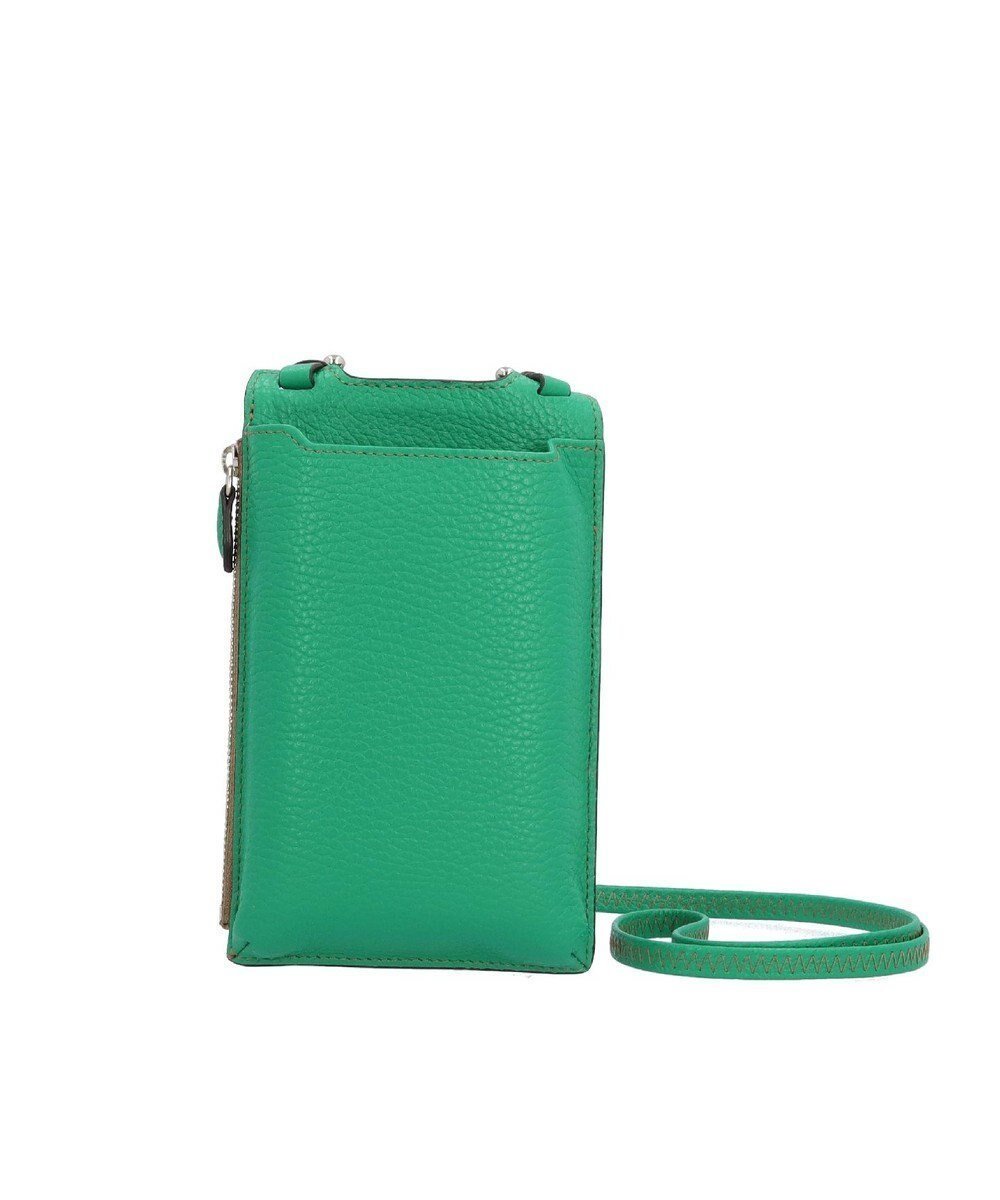 【アトリエヌウ/Atelier nuu】の本革 スマホショルダー インテリア・キッズ・メンズ・レディースファッション・服の通販 founy(ファニー) 　ファッション　Fashion　レディースファッション　Fashion for Women　イタリア　Italy　ショルダー　Shoulder, Shoulder Strap　財布　Wallet, Purse　ポケット　Pocket, Pocket Detail　ラップ　Wrap, Wrap Design　エレガント 上品　Elegant　スマホショルダーバッグ　Smartphone Shoulder Bag　グリーン|ID: prp329100004748748 ipo3291000000034338647