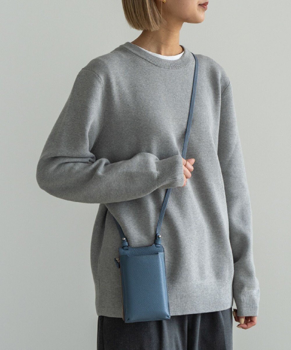 【アトリエヌウ/Atelier nuu】の本革 スマホショルダー インテリア・キッズ・メンズ・レディースファッション・服の通販 founy(ファニー) 　ファッション　Fashion　レディースファッション　Fashion for Women　イタリア　Italy　ショルダー　Shoulder, Shoulder Strap　財布　Wallet, Purse　ポケット　Pocket, Pocket Detail　ラップ　Wrap, Wrap Design　エレガント 上品　Elegant　スマホショルダーバッグ　Smartphone Shoulder Bag　ジーンブルー|ID: prp329100004748748 ipo3291000000034338653