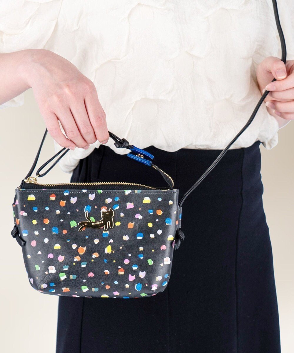 【ツモリチサト キャリー/tsumori chisato CARRY】のてんてん ショルダーバッグ ミニバッグ インテリア・キッズ・メンズ・レディースファッション・服の通販 founy(ファニー) ファッション Fashion レディースファッション Fashion for Women バッグ Bags アクセサリー Fashion Accessories ショルダー Shoulder, Shoulder Strap ドット Polka Dot, Dot Pattern ネコ Cat, Feline Motif ラップ Wrap, Wrap Design ブラック|ID: prp329100004748753 ipo3291000000034338668