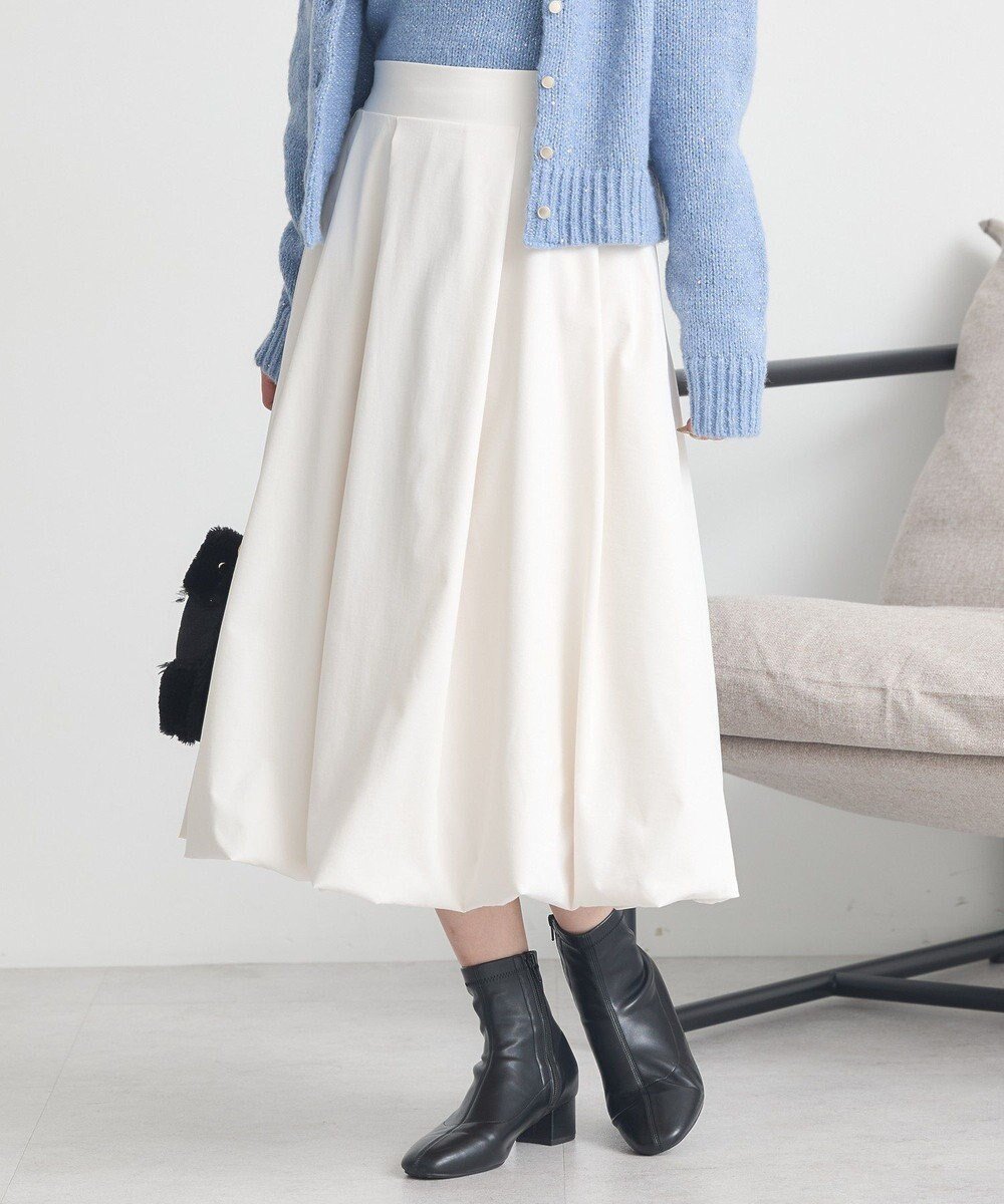 【アースミュージックアンドエコロジー/earth music&ecology】のバルーンミディスカート 人気、トレンドファッション・服の通販 founy(ファニー) ファッション Fashion レディースファッション Fashion for Women スカート Skirts シンプル Simple, Minimal トレンド Trend, Trending Now バルーン Balloon, Balloon Silhouette フォルム Silhouette, Form ポケット Pocket, Pocket Detail ヨーク Yoke, Yoke Design エレガント 上品 Elegant 人気 Popular, Best Seller A/W・秋冬 Autumn/Winter other-1|ID: prp329100004748757 ipo3291000000034338682