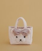 【メゾンドフルール/Maison de FLEUR】のリボンベアショルダートートバッグ Pink|ID: prp329100004748769 ipo3291000000034338727