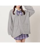 【ウィゴー/WEGO】の【SCHOOLITEM】ニットカーディガン 杢グレー|ID: prp329100004750233 ipo3291000000034347649