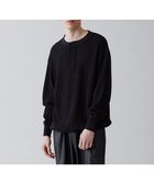 【アンフィーロ/UNFILO / MEN】のイージーケア ワッフル ヘンリーネック 23年春夏商品 ブラック|ID: prp329100004750237 ipo3291000000034347693