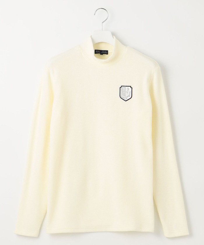 【23区 ゴルフ/23区GOLF / MEN】の冬の定番トップス【MEN】【吸湿発熱】グランサーモワッフル モックネックシャツ インテリア・キッズ・メンズ・レディースファッション・服の通販 founy(ファニー) https://founy.com/ ファッション Fashion メンズファッション Fashion for Men トップス・カットソー Cut & Sew Tops メンズシャツ Shirts アクリル Acrylic Material カットソー Cut and Sewn Top ゴルフ Golf ベーシック Basic, Essential ワッフル Waffle, Waffle Knit 人気 Popular, Best Seller 今季 This Season, Current Season 冬 Winter / This Winter 定番 Standard, Basic Item A/W・秋冬 Autumn/Winter |ID: prp329100004750245 ipo3291000000034347736