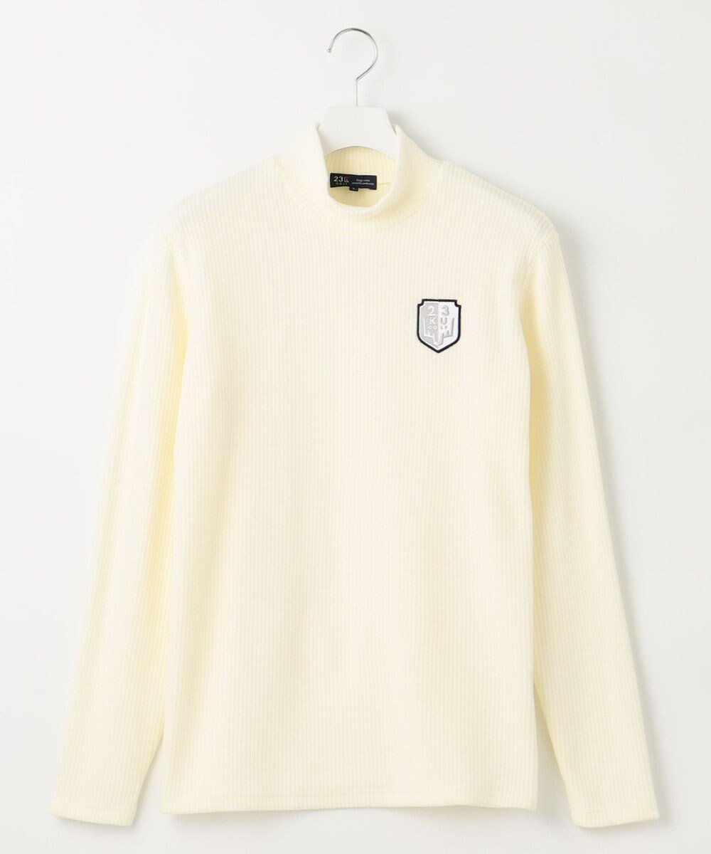 【23区 ゴルフ/23区GOLF / MEN】の冬の定番トップス【MEN】【吸湿発熱】グランサーモワッフル モックネックシャツ インテリア・キッズ・メンズ・レディースファッション・服の通販 founy(ファニー) ファッション Fashion メンズファッション Fashion for Men トップス・カットソー Cut & Sew Tops メンズシャツ Shirts アクリル Acrylic Material カットソー Cut and Sewn Top ゴルフ Golf ベーシック Basic, Essential ワッフル Waffle, Waffle Knit 人気 Popular, Best Seller 今季 This Season, Current Season 冬 Winter / This Winter 定番 Standard, Basic Item A/W・秋冬 Autumn/Winter ホワイト系|ID: prp329100004750245 ipo3291000000034347737