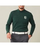 【23区 ゴルフ/23区GOLF / MEN】の冬の定番トップス【MEN】【吸湿発熱】グランサーモワッフル モックネックシャツ ダークグリーン系|ID: prp329100004750245 ipo3291000000034347738