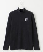 【23区 ゴルフ/23区GOLF / MEN】の冬の定番トップス【MEN】【吸湿発熱】グランサーモワッフル モックネックシャツ ネイビー系|ID: prp329100004750245 ipo3291000000034347740