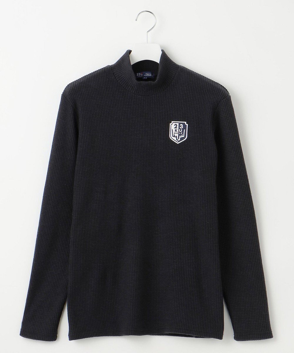 【23区 ゴルフ/23区GOLF / MEN】の冬の定番トップス【MEN】【吸湿発熱】グランサーモワッフル モックネックシャツ インテリア・キッズ・メンズ・レディースファッション・服の通販 founy(ファニー) ファッション Fashion メンズファッション Fashion for Men トップス・カットソー Cut & Sew Tops メンズシャツ Shirts アクリル Acrylic Material カットソー Cut and Sewn Top ゴルフ Golf ベーシック Basic, Essential ワッフル Waffle, Waffle Knit 人気 Popular, Best Seller 今季 This Season, Current Season 冬 Winter / This Winter 定番 Standard, Basic Item A/W・秋冬 Autumn/Winter ネイビー系|ID: prp329100004750245 ipo3291000000034347740