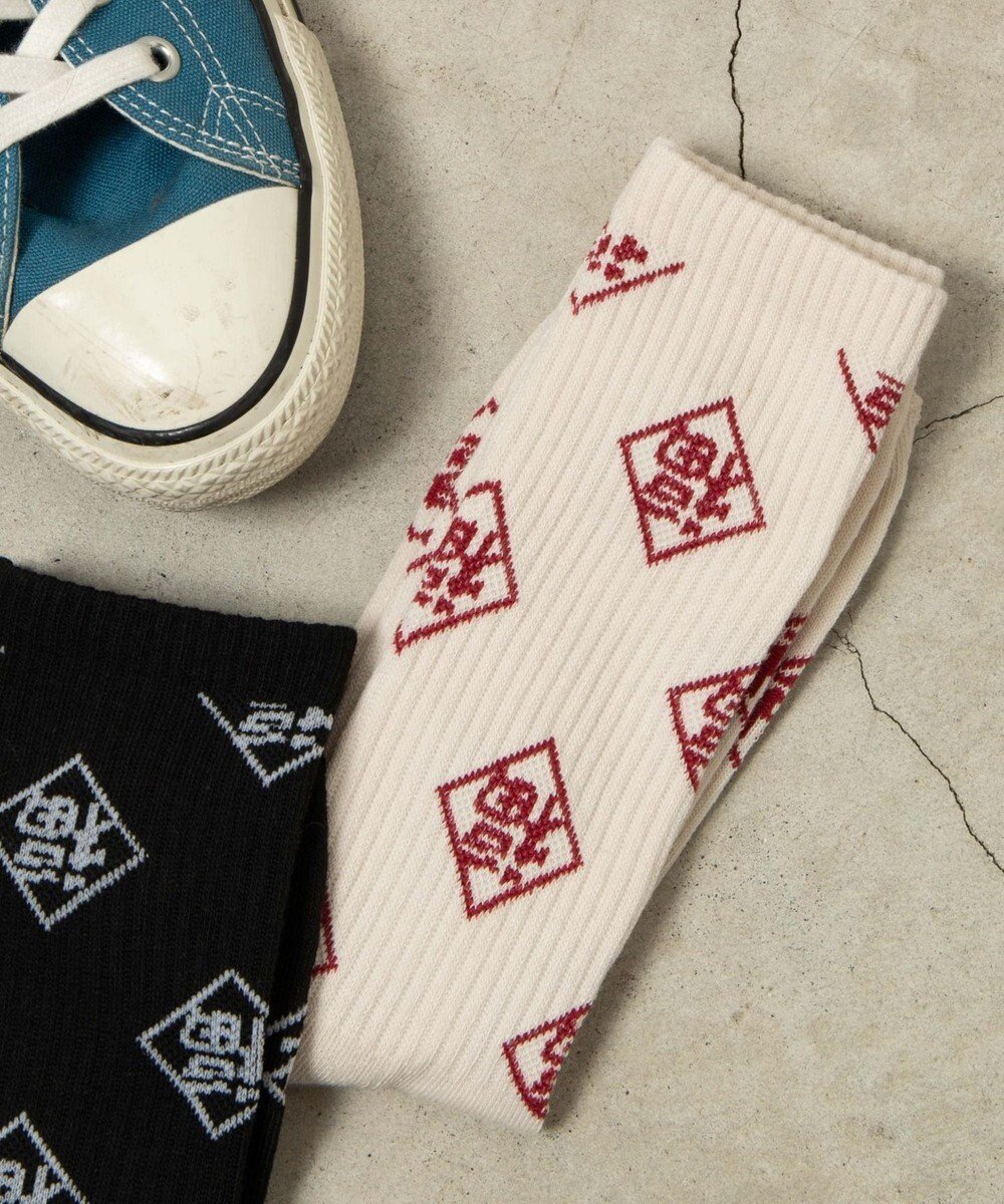 【ウィゴー/WEGO / MEN】のロゴソックス(R) インテリア・キッズ・メンズ・レディースファッション・服の通販 founy(ファニー) 　ファッション　Fashion　メンズファッション　Fashion for Men　シューズ・靴　Shoes　おすすめ　Recommended / Our Picks　サンダル　Sandals, Summer Shoes　スニーカー　Sneakers, Trainers　スマホ　Smartphone, Mobile Device　ソックス　Socks, Hosiery　フィット　Fit, Slim Fit　柄8|ID: prp329100004750248 ipo3291000000034347759