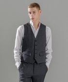 【ジョゼフ オム/JOSEPH HOMME / MEN】の【LEON 掲載】ウーステッドモックロディ ジレ グレー系|ID: prp329100004750249 ipo3291000000034347779