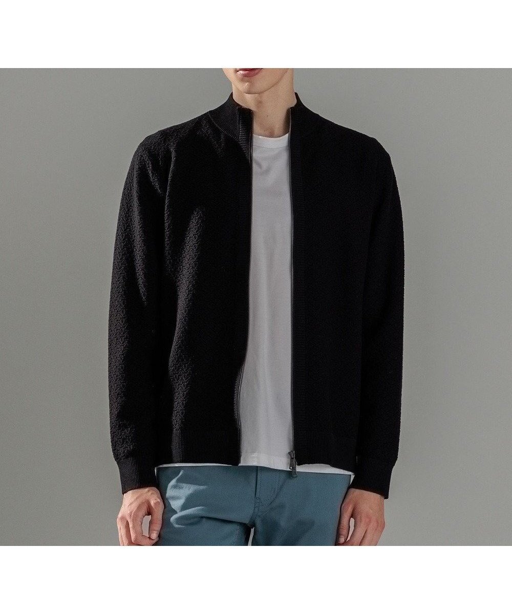 【ジョゼフ オム/JOSEPH HOMME / MEN】の【イージーケア】 ヴィスコースリンクス ジップアップカーディガン インテリア・キッズ・メンズ・レディースファッション・服の通販 founy(ファニー) 　ファッション　Fashion　メンズファッション　Fashion for Men　トップス・カットソー　Cut & Sew Tops　ニット・セーター / 定番トップス　Knit Tops & Sweaters　カーディガン / 羽織り　Cardigans　インナー　Innerwear　シンプル　Simple, Minimal　ジャケット　Jacket, Outerwear　スタンド　Stand Collar, Upright Stand　セーター　Sweater, Knitwear　フィット　Fit, Slim Fit　羽織　Haori, Light Jacket　メランジ　Melange, Mixed Yarn　レギュラー　Regular, Standard Fit　ロング　Long, Long-Length　A/W・秋冬　Autumn/Winter　ブラック系|ID: prp329100004750254 ipo3291000000034347855