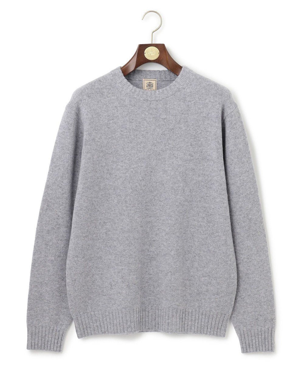 【ジェイ プレス/J.PRESS / MEN】の【WEB限定】クルーネックニット インテリア・キッズ・メンズ・レディースファッション・服の通販 founy(ファニー) 　ファッション　Fashion　メンズファッション　Fashion for Men　トップス・カットソー　Cut & Sew Tops　ニット・セーター / 定番トップス　Knit Tops & Sweaters　おすすめ　Recommended / Our Picks　セーター　Sweater, Knitwear　ベーシック　Basic, Essential　A/W・秋冬　Autumn/Winter　ライトグレー系|ID: prp329100004750259 ipo3291000000034347882