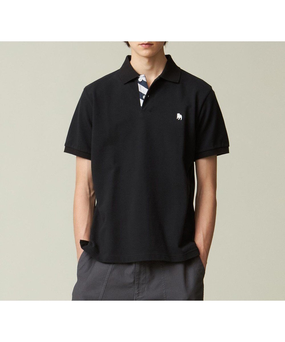 【ジェイ プレス/J.PRESS / MEN】の【大人気 / 10色展開】バックブル カノコレジメン ポロシャツ インテリア・キッズ・メンズ・レディースファッション・服の通販 founy(ファニー) 　ファッション　Fashion　メンズファッション　Fashion for Men　トップス・カットソー　Cut & Sew Tops　メンズシャツ　Shirts　ポロシャツ / きれいめカジュアルスタイル　Polo Shirts　インナー　Innerwear　春　Spring　鹿の子　Piqué, Kanoko Fabric　ジャケット　Jacket, Outerwear　フィット　Fit, Slim Fit　プリント　Print, Printed Pattern　ポロシャツ　Polo Shirt, Collared Tee　レギュラー　Regular, Standard Fit　S/S・春夏　SS, Spring/Summer, Warm Season　夏　Summer　ブラック系|ID: prp329100004750260 ipo3291000000034347892