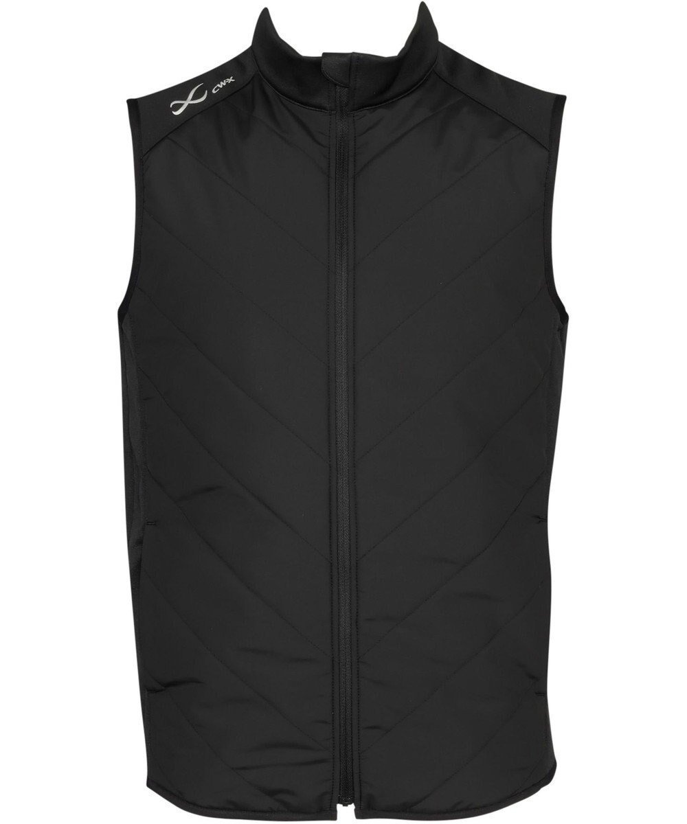 【シーダブリューエックス/CW-X / MEN】の【MEN】 CW-X メンズ ベストジャケット 中綿(前身・後ろ上半身) 保温(本体) ノースリーブ ハイネック スポーツ DWO609 /ワコール インテリア・キッズ・メンズ・レディースファッション・服の通販 founy(ファニー) ファッション Fashion メンズファッション Fashion for Men トップス・カットソー Cut & Sew Tops ベスト・ジレ Vests & Gilets ノースリーブトップス Sleeveless Tops ジャケット Jacket, Outerwear スポーツ Sports, Activewear ノースリーブ Sleeveless, No-Sleeve ハイネック High Neck, Mock Neck ベスト Vest, Waistcoat ポケット Pocket, Pocket Detail メンズ Men's, Menswear ブラック|ID: prp329100004750262 ipo3291000000034347903