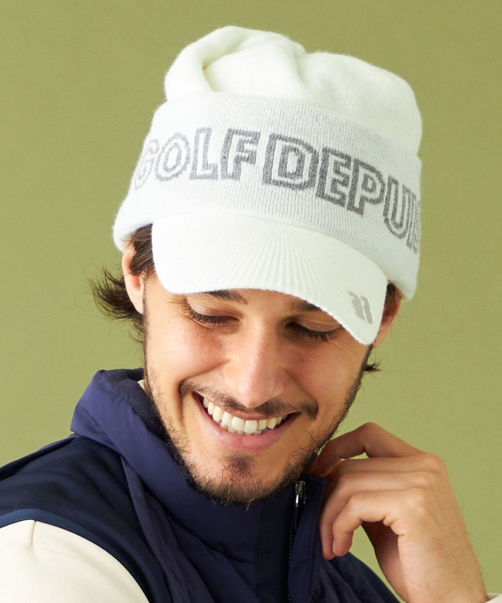 【23区 ゴルフ/23区GOLF / MEN】の【MEN】ツバ付きニット キャップ 人気、トレンドファッション・服の通販 founy(ファニー) 　ファッション　Fashion　メンズファッション　Fashion for Men　キャップ　Cap, Baseball Cap　冬　Winter / This Winter　帽子　Hat, Headwear　防寒　Cold Protection, Winter-Ready　 other-1|ID: prp329100004750266 ipo3291000000034347935