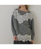 【グレース コンチネンタル/GRACE CONTINENTAL】のレースドルマンニットトップ 人気、トレンドファッション・服の通販 founy(ファニー) ファッション Fashion レディースファッション Fashion for Women トップス・カットソー Cut & Sew Tops ニット Knit Tops & Sweaters 新作・新入荷 New Arrivals / New In セーター Sweater, Knitwear デコルテ Décolleté, Neckline モノトーン Monotone, Black and White リュクス Luxury, Elegant, High-End, Chic リラックス Relax, Relaxed Fit レース Lace, Lace Fabric 定番 Standard, Basic Item A/W・秋冬 Autumn/Winter thumbnail グレー|ID: prp329100004750270 ipo3291000000034347977