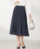 【エニィ スィス/any SiS】の【洗える】シャイニープリーツ スカート ネイビー|ID: prp329100004750271 ipo3291000000034348016