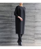 【自由区/JIYU-KU】の【洗える】ポリエステルホールガーメントニット ワンピース ブラック|ID: prp329100004750273 ipo3291000000034348078